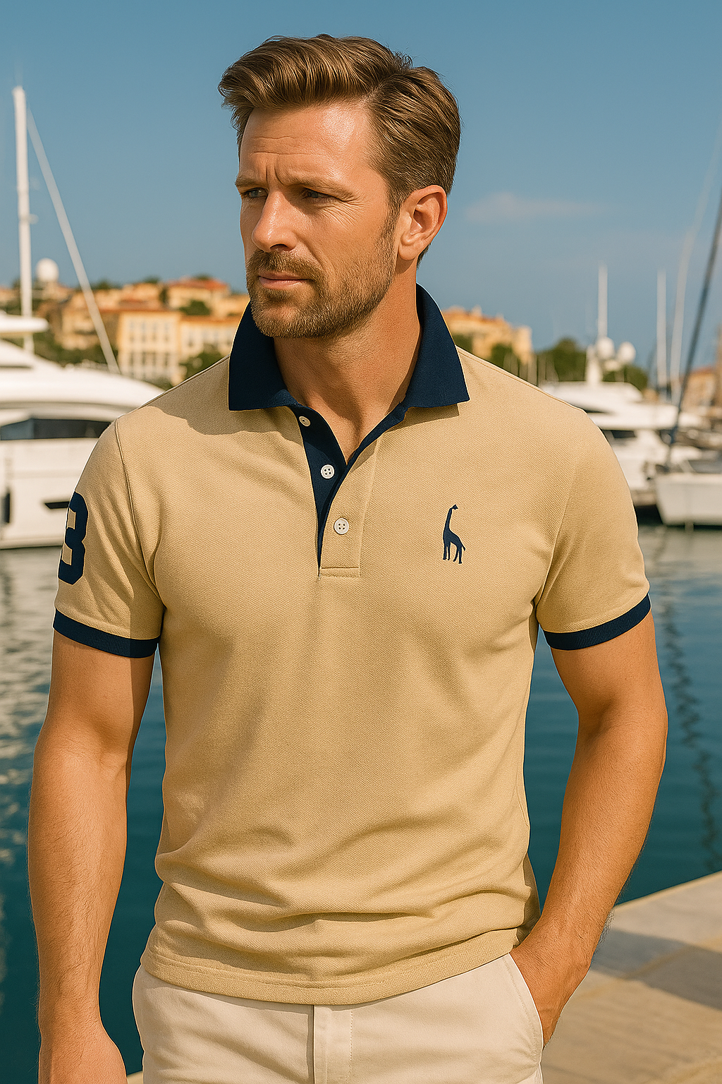 Lucas | Cotton Polo Shirt