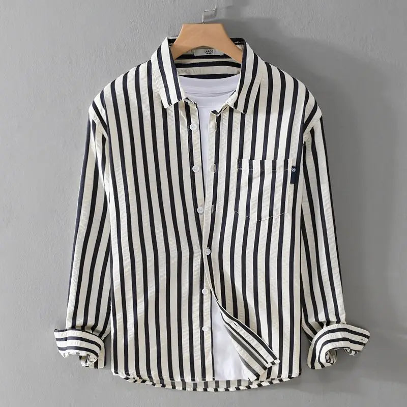 Simon | Elegant Striped Shirt
