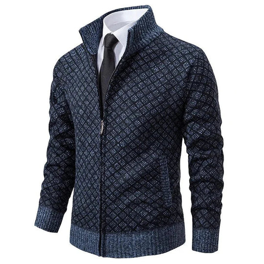 Brian | Stylish Knitted Zip Cardigan