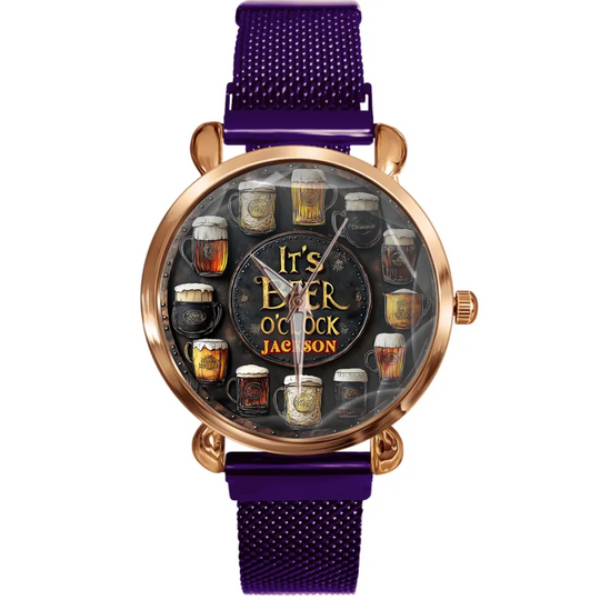 It's Beer O'clock | Personalised Beer Watch