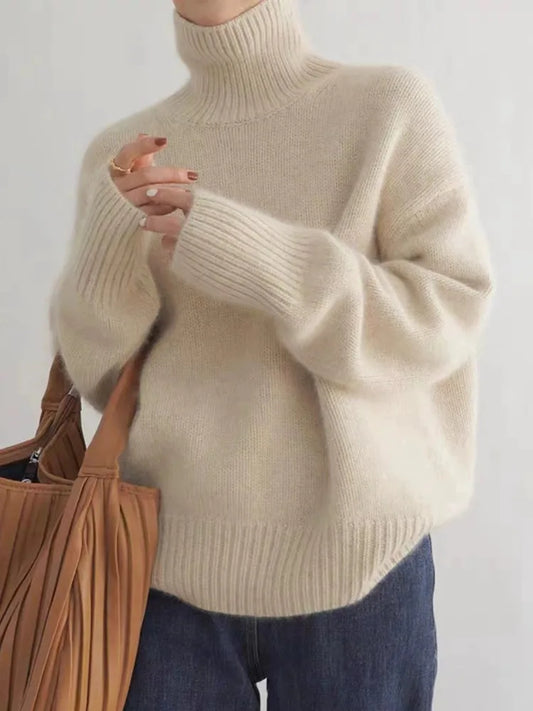 Alice - Classic Turtleneck Knitwear Sweater