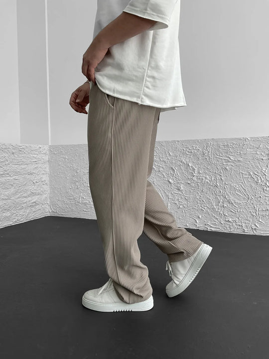 Roger | Soft Ribbed Trousers