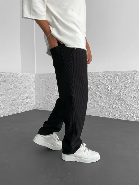 Roger | Soft Ribbed Trousers