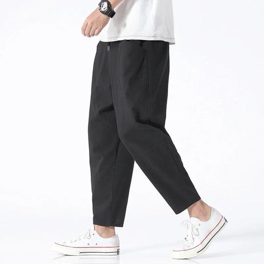 Dorothy | Relaxed Linen Cropped Pants