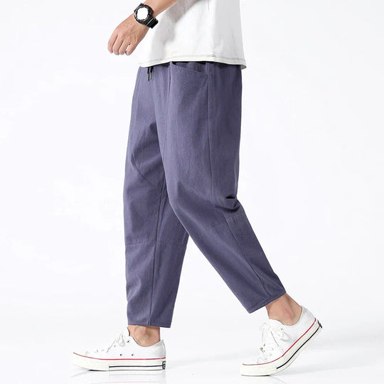 Dorothy | Relaxed Linen Cropped Pants