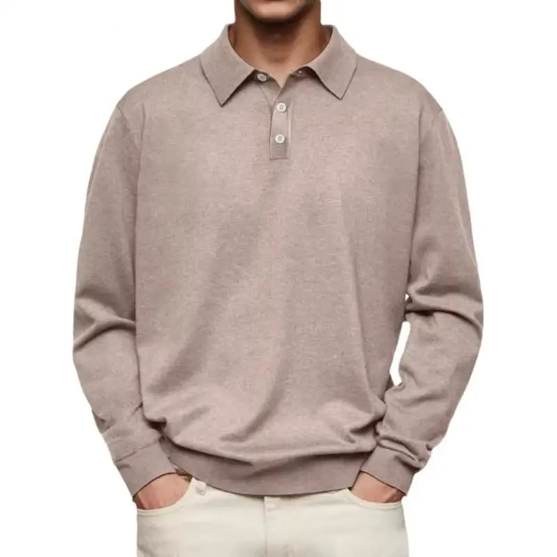 Caleb | Casual Long-Sleeve Polo Shirt