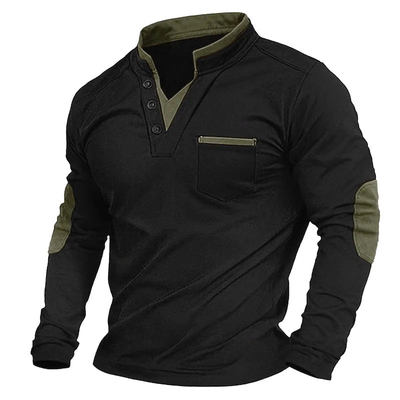 Arnold | Men's V-Neck Sweatshirt