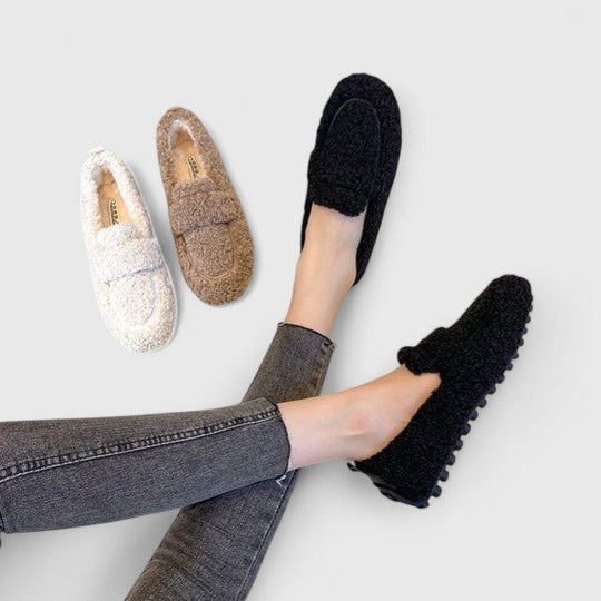 Harriet | Lambswool Lined Women’s Slippers
