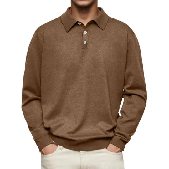 Caleb | Casual Long-Sleeve Polo Shirt