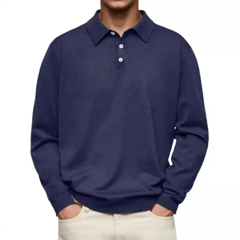 Caleb | Casual Long-Sleeve Polo Shirt