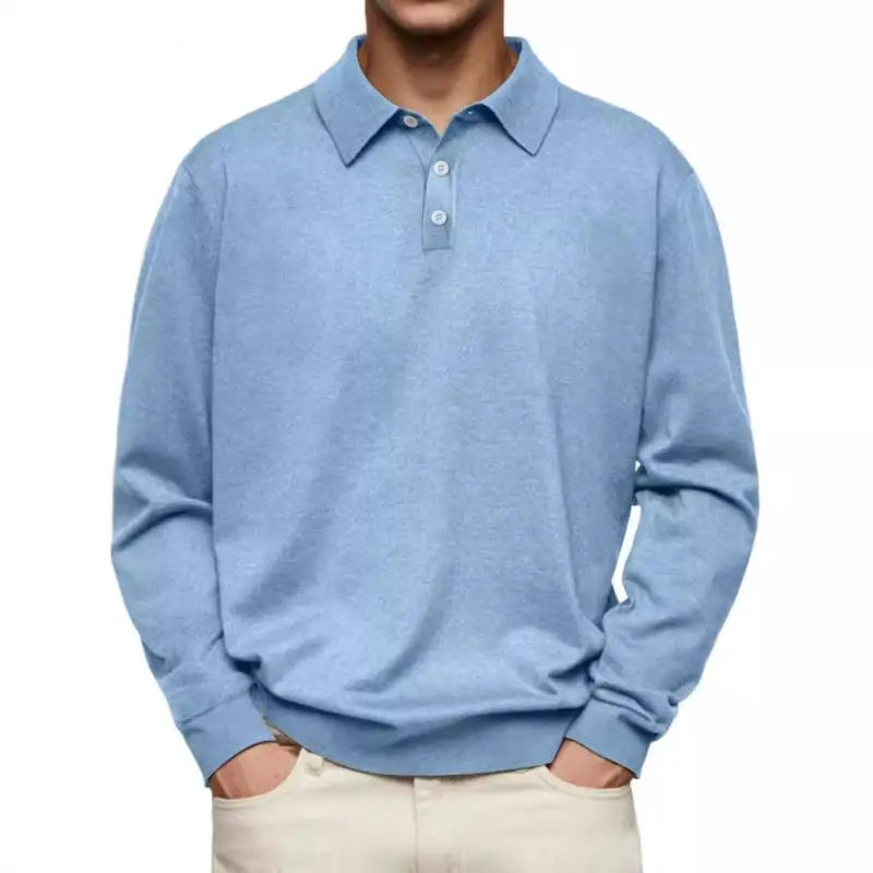 Caleb | Casual Long-Sleeve Polo Shirt