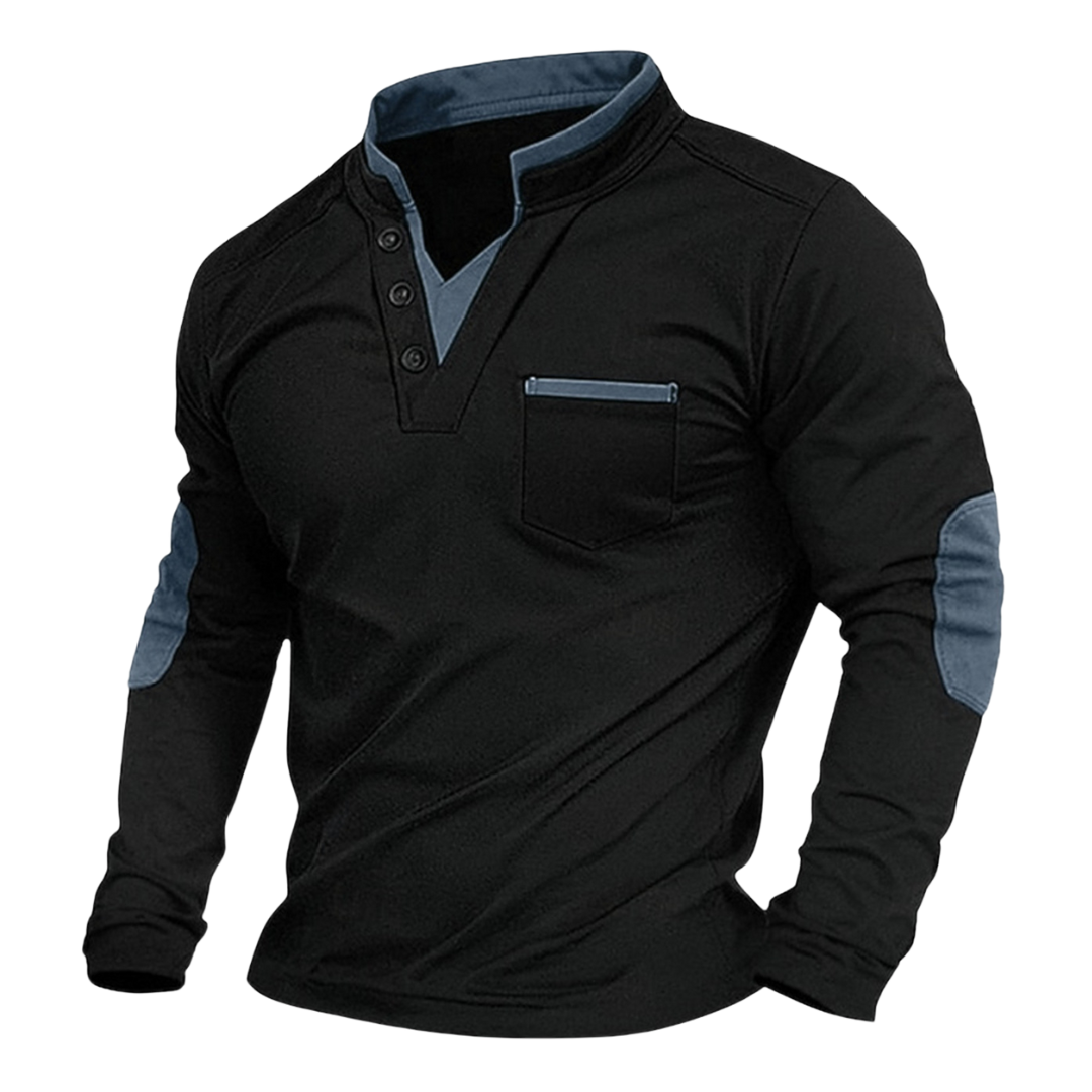 Arnold | Men's V-Neck Sweatshirt