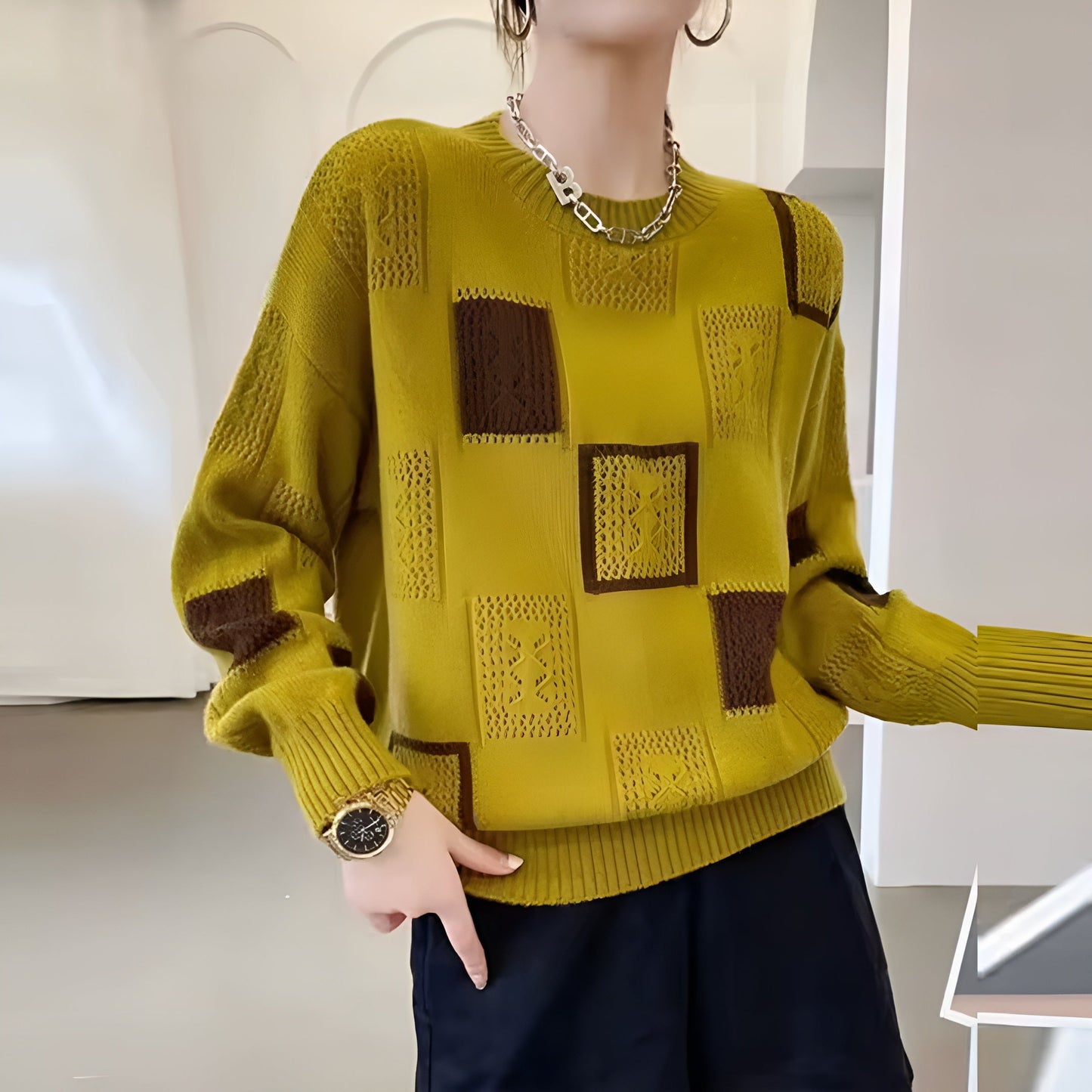 Annabelle | Trendy Knitted Sweater