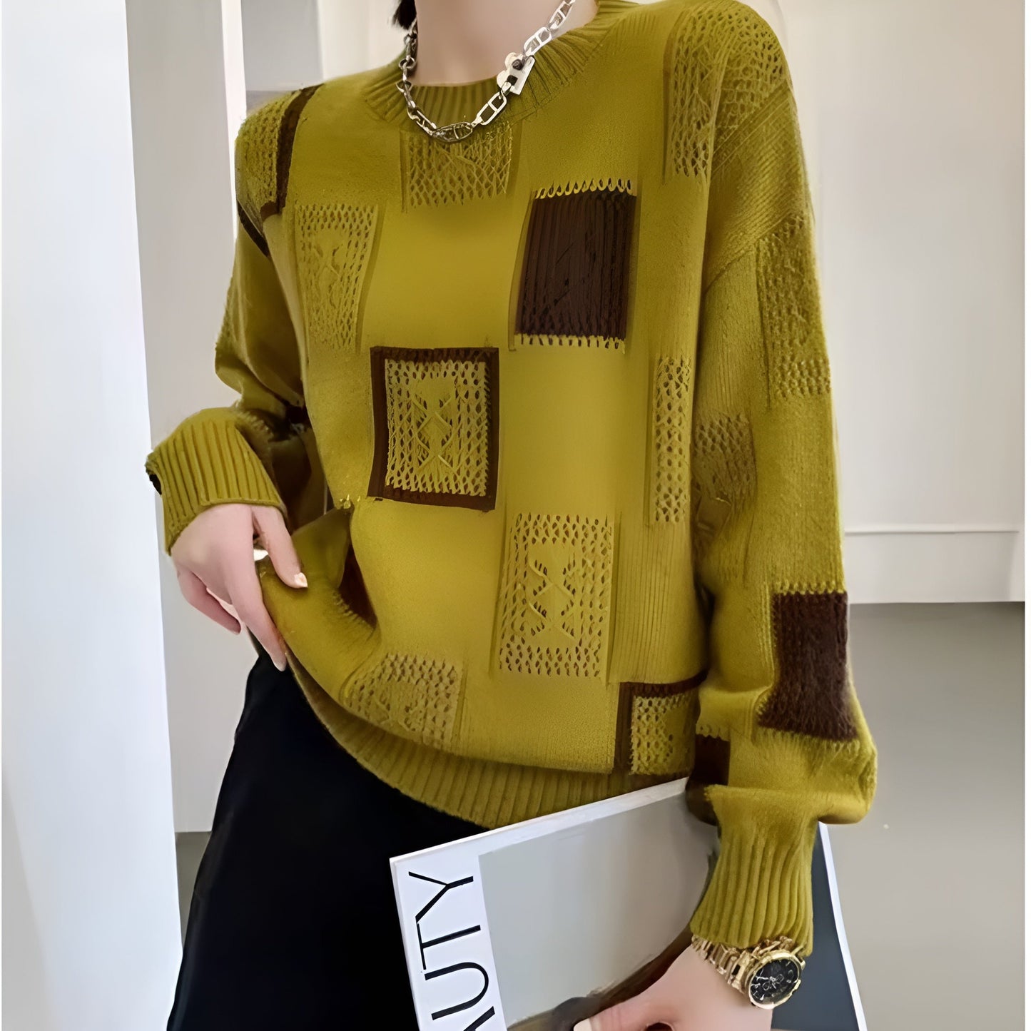 Annabelle | Trendy Knitted Sweater
