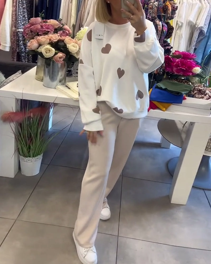 Eden | Comfortable Cotton Heart Sweater