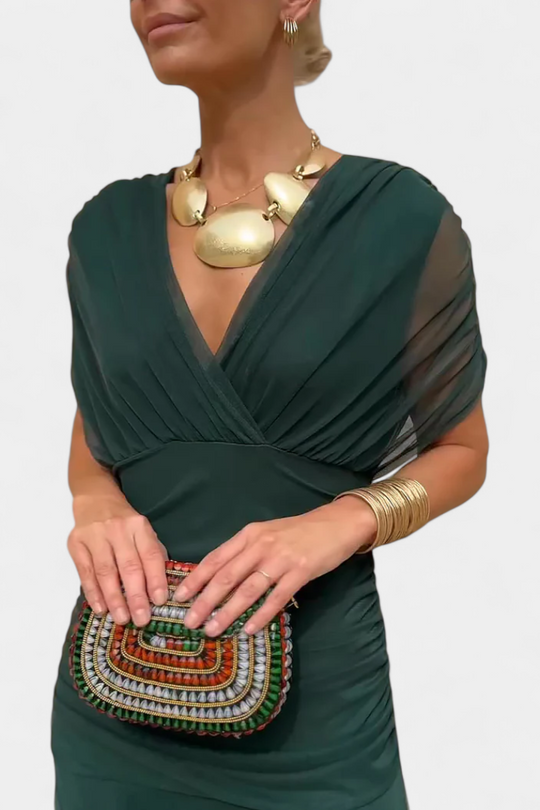 Aria | Elegant Off-Shoulder Maxi Dress