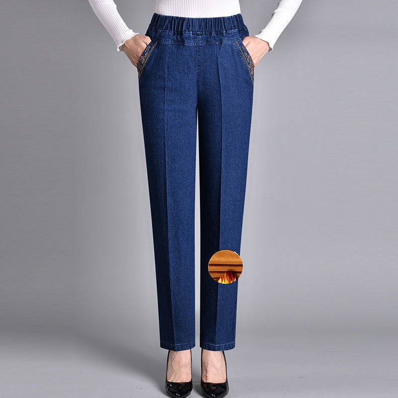 Beatrice | Stretch Denim Side Pocket Jeans