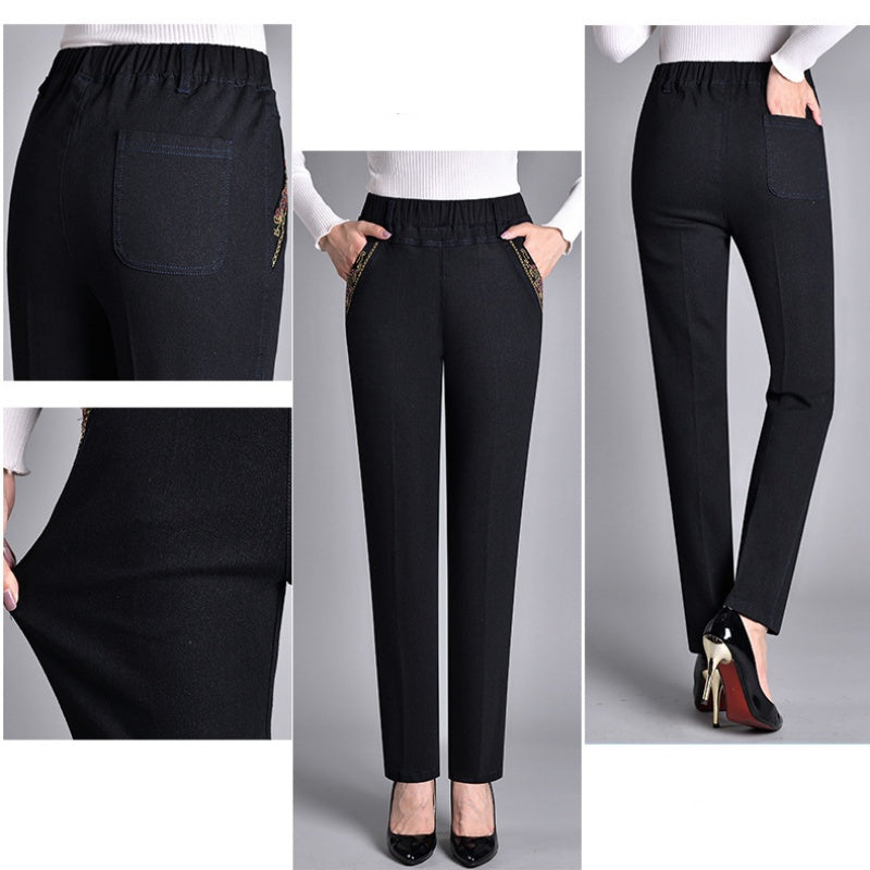 Beatrice | Stretch Denim Side Pocket Jeans